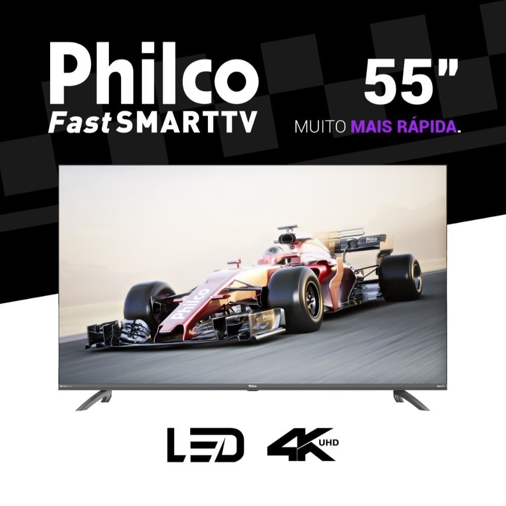 Smart Tv 55” Philco Ptv55g3ersgb Roku Tv Led Dolby Audio - Bivolt