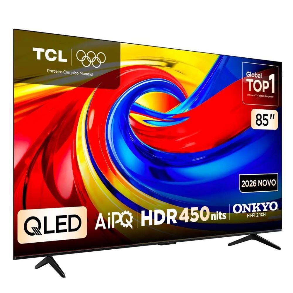 Smart Tv Tcl 85" Qled 4K P7l Google Tv Dolby Vision