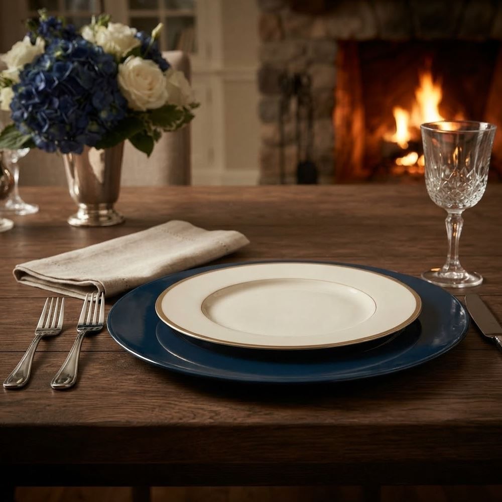 Sousplat Basic Havan - Azul Marinho