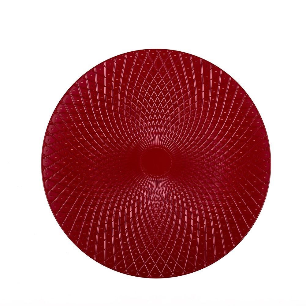 Sousplat Cromus Havan - Vermelho
