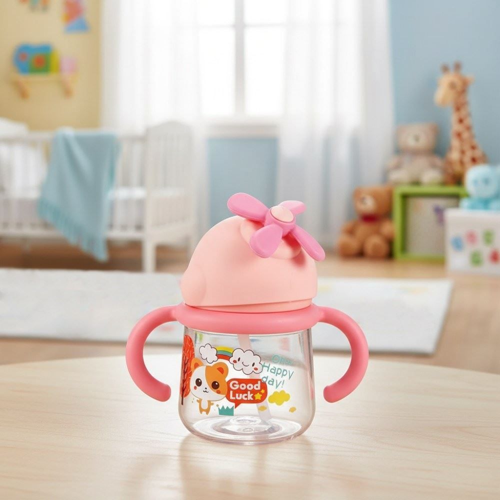 Garrafa Squeeze Infantil com Alça 300Ml Flashgoods - Sortido