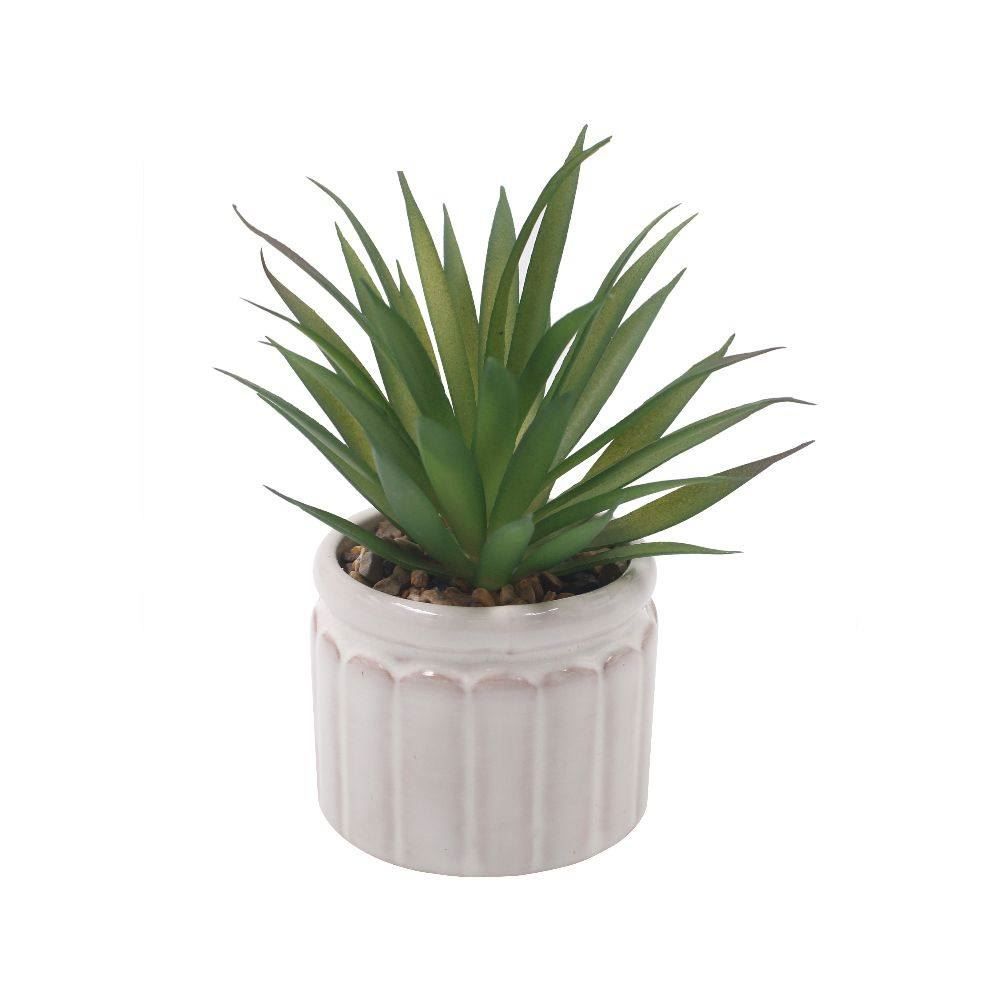Suculenta Artificial com Vaso de Cerâmica 14Cm Havan Casa - Sortido