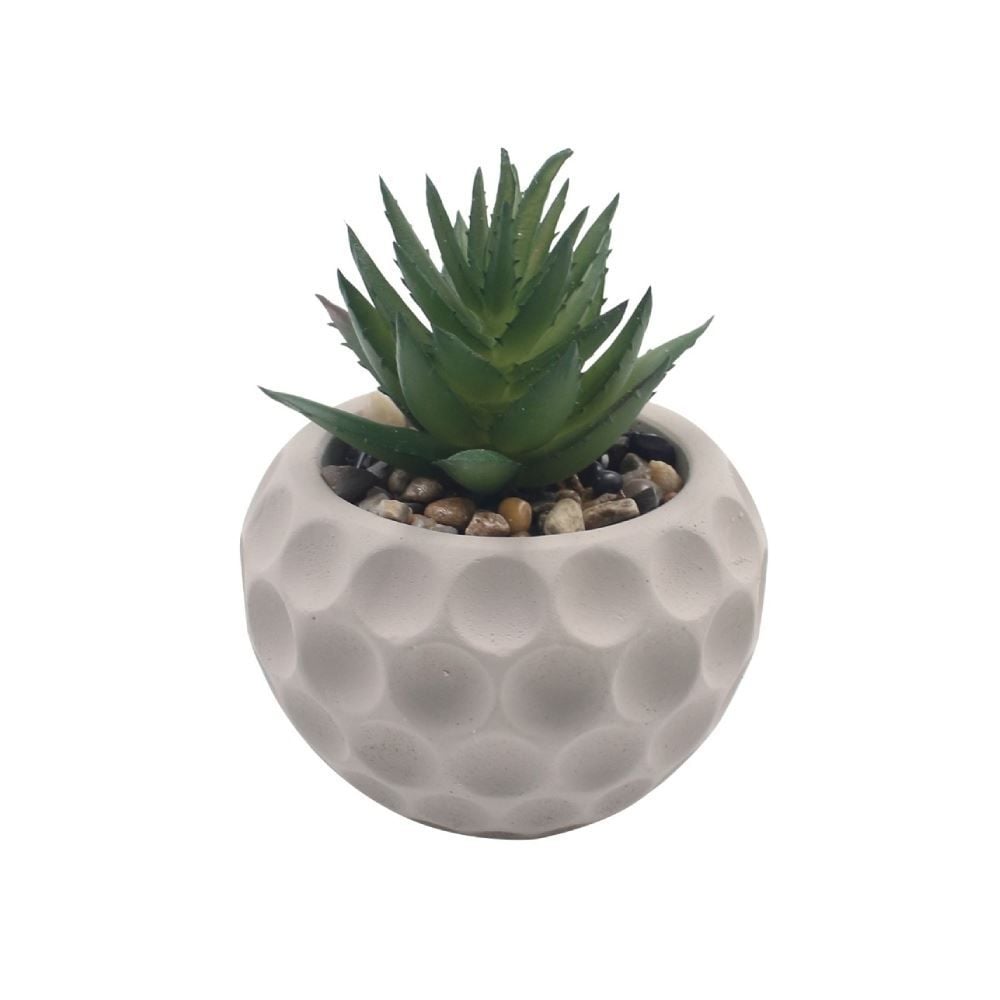 Suculenta Artificial Vaso de Cimento Havan Casa 10,5Cm - Sortido