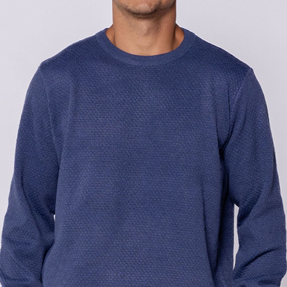 Suéter Masculino Em Tricot Com Textura Marc Alain