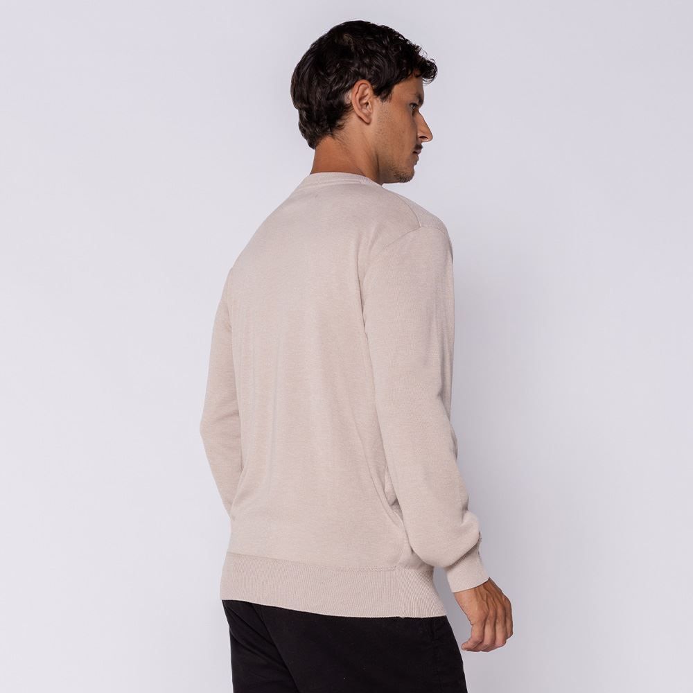 Suéter Masculino Em Tricot Com Textura Thing