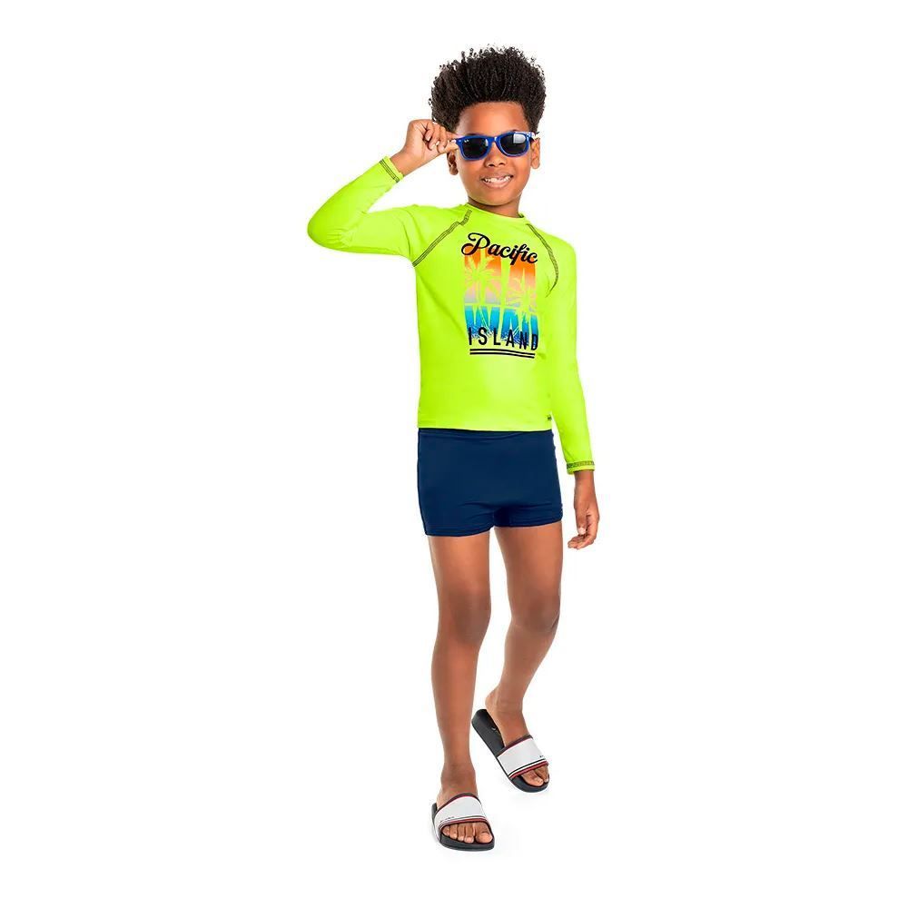 Sunga Infantil 4 a 10 Anos UV Marlan Malhas