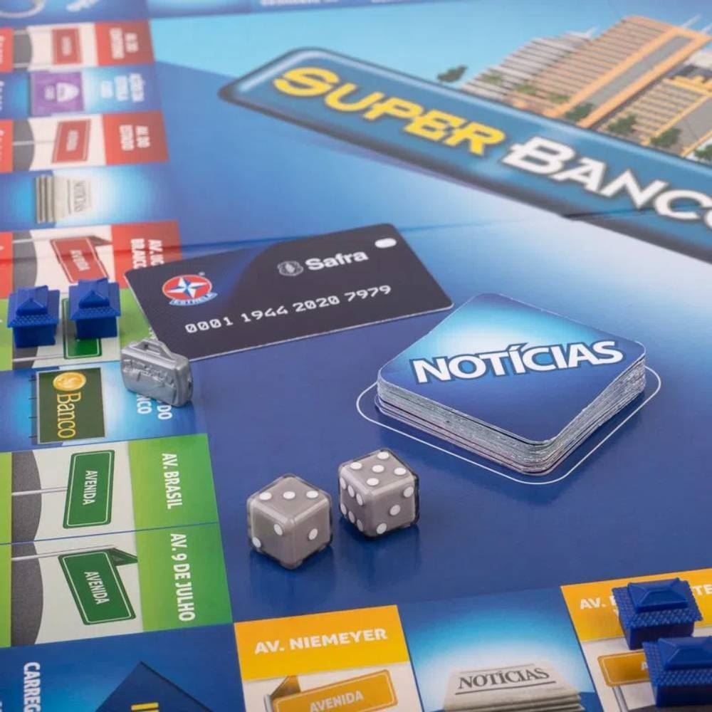 Super Banco Imobiliário Com Cartão Estrela - Colorido