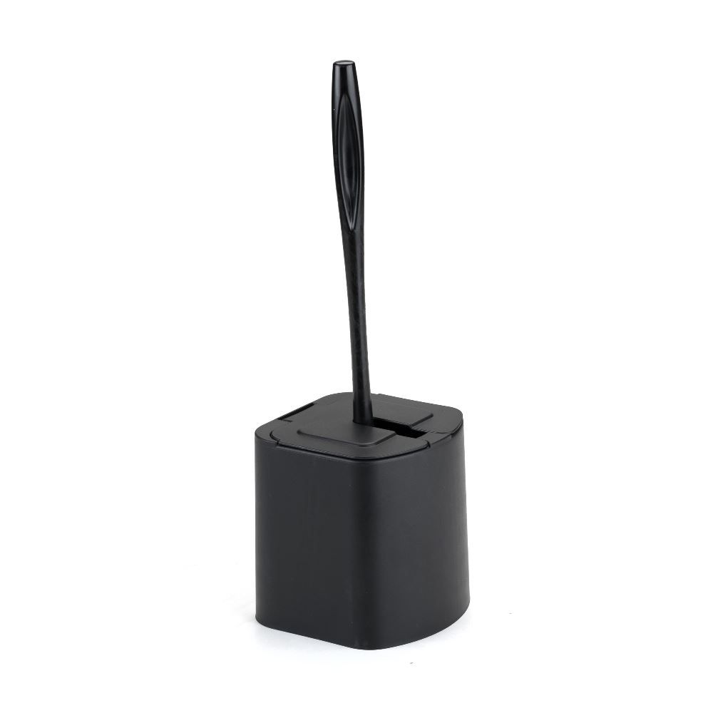 Suporte De Escova Sanitária Quadrado Black Arthi