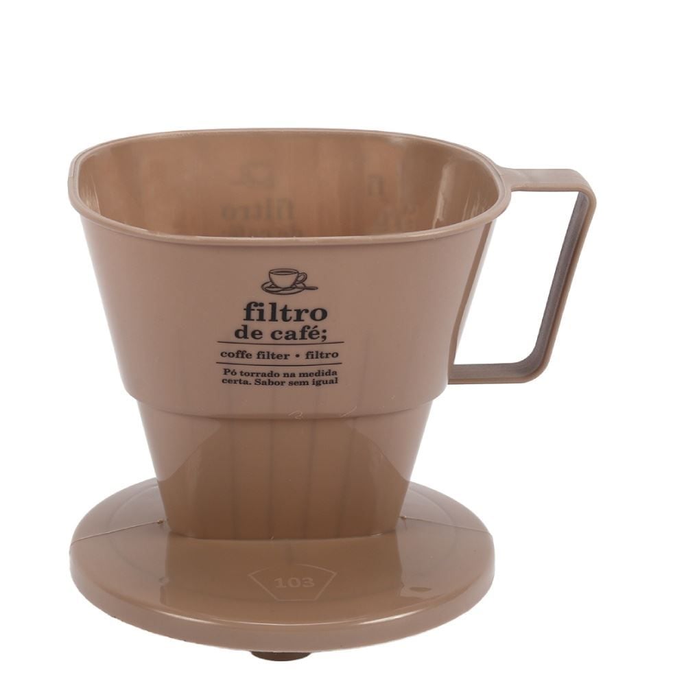 Suporte para Filtro de Café 600 ml Decorado Plasútil