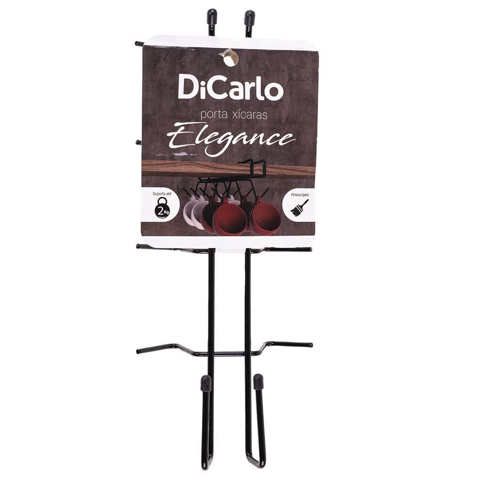Suporte Para Xícaras Elegance Dicarlo - Preto