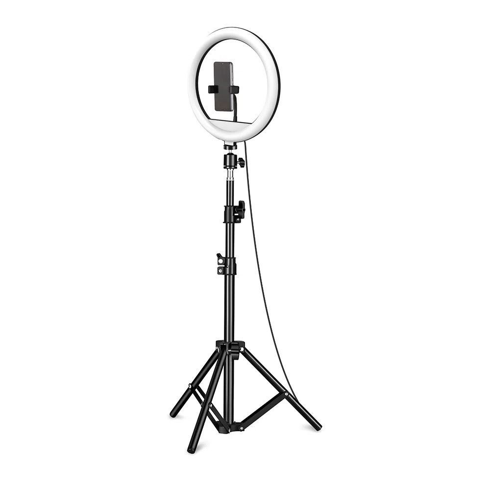 Suporte Ring Light Premium De Chão 10" 11W Até 110Cm - AC379