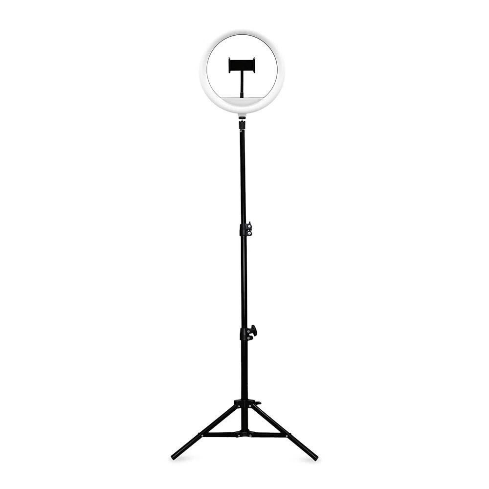 Suporte Ring Light Premium De Chão 10" 11W Até 110Cm - AC379