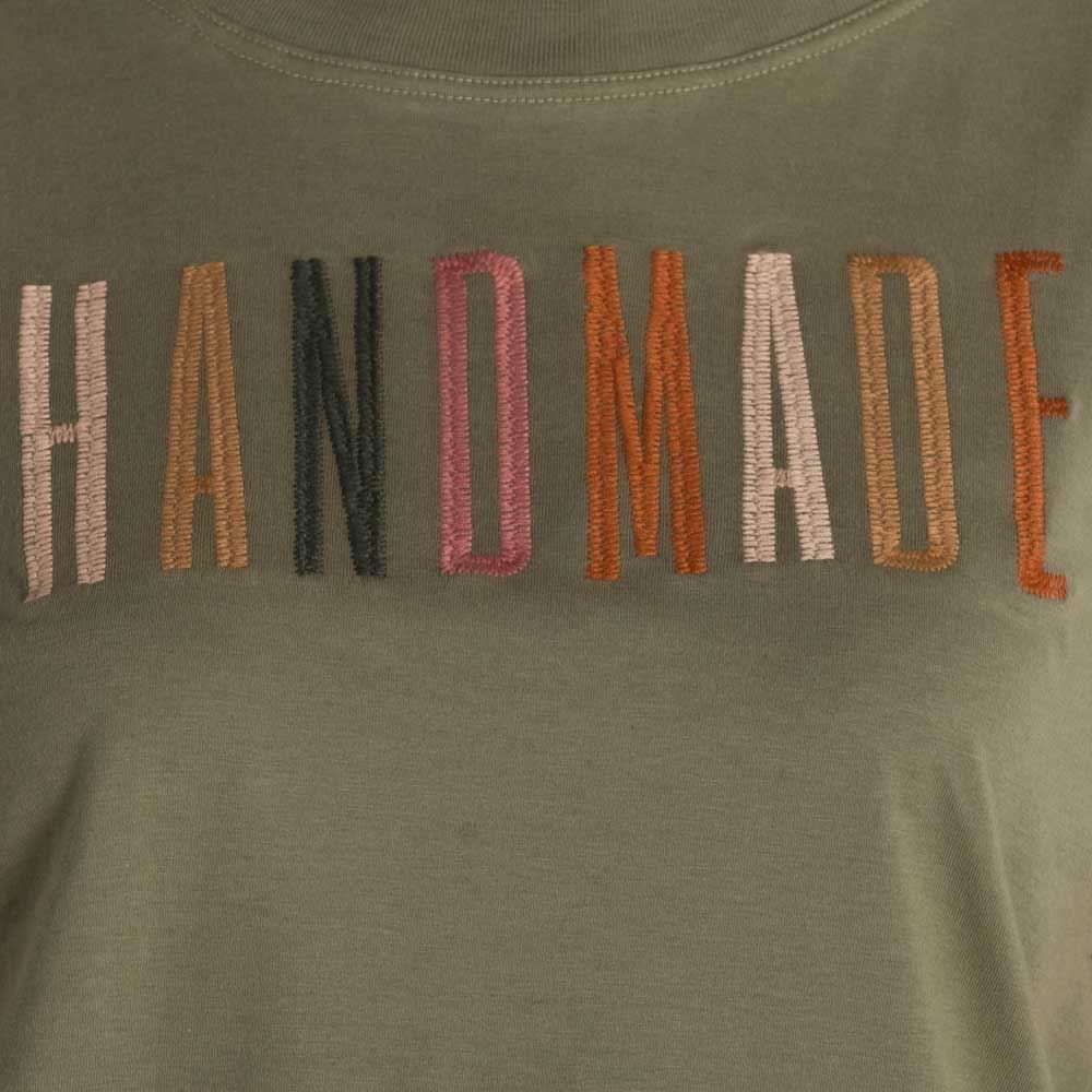 T-Shirt Com Bordado E Aplique Boby Blues