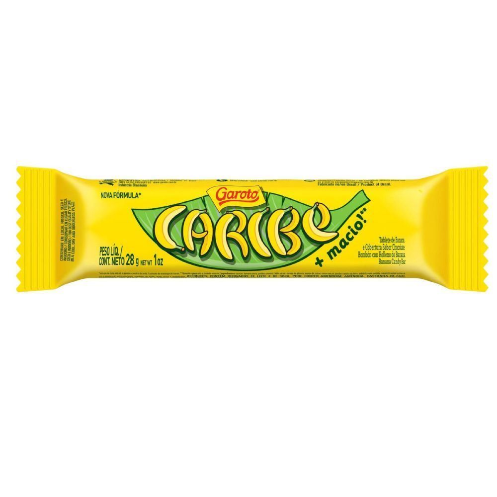 Tablete Chocolate Caribe Garoto - 28g
