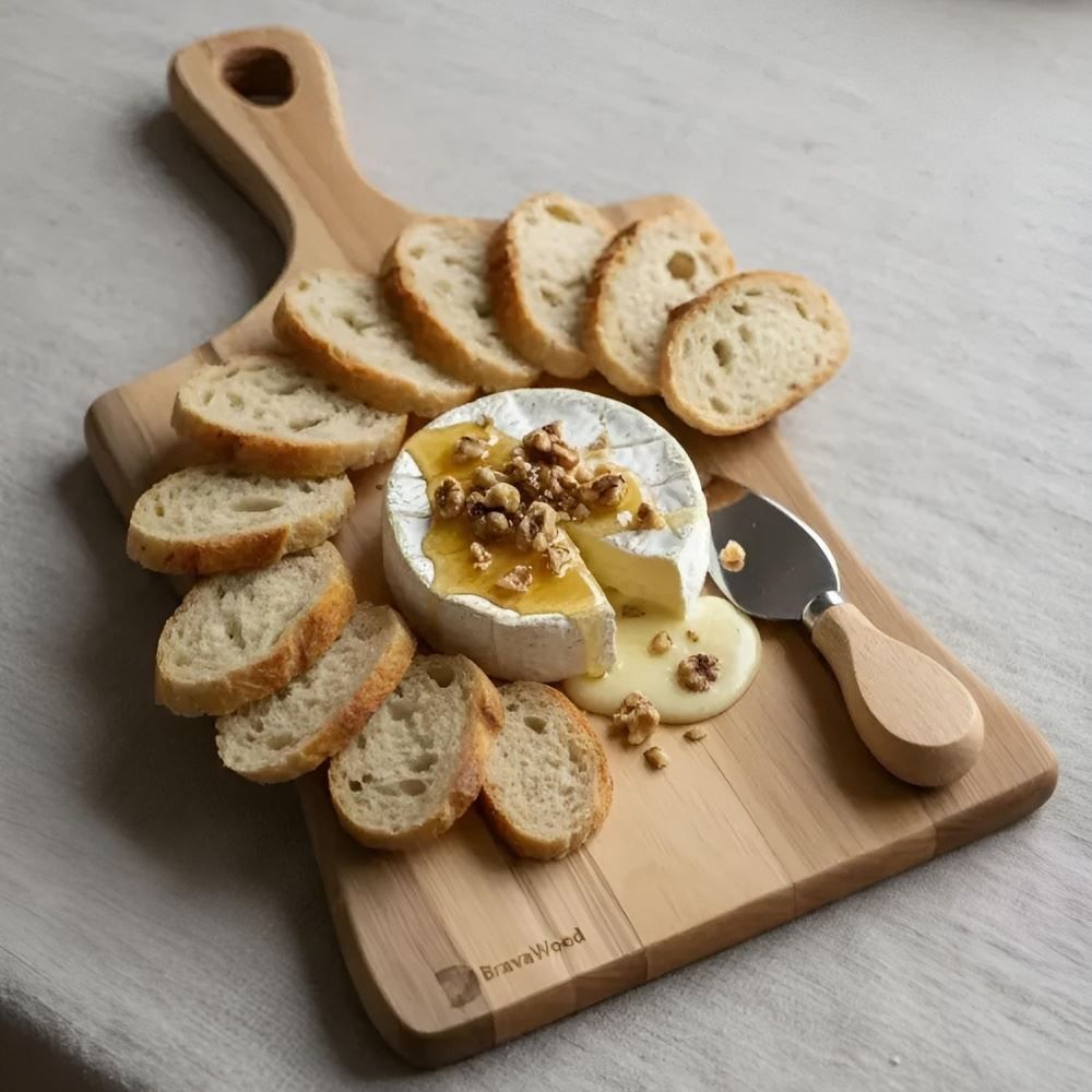 Tábua de Corte Orgânica Bravawood Gourmet 40Cm