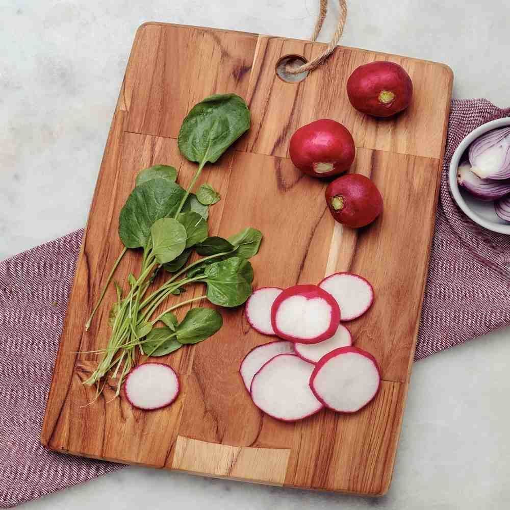 Tábua De Corte Retangular Madeira Kitchen Tramontina 34Cm - Madeira