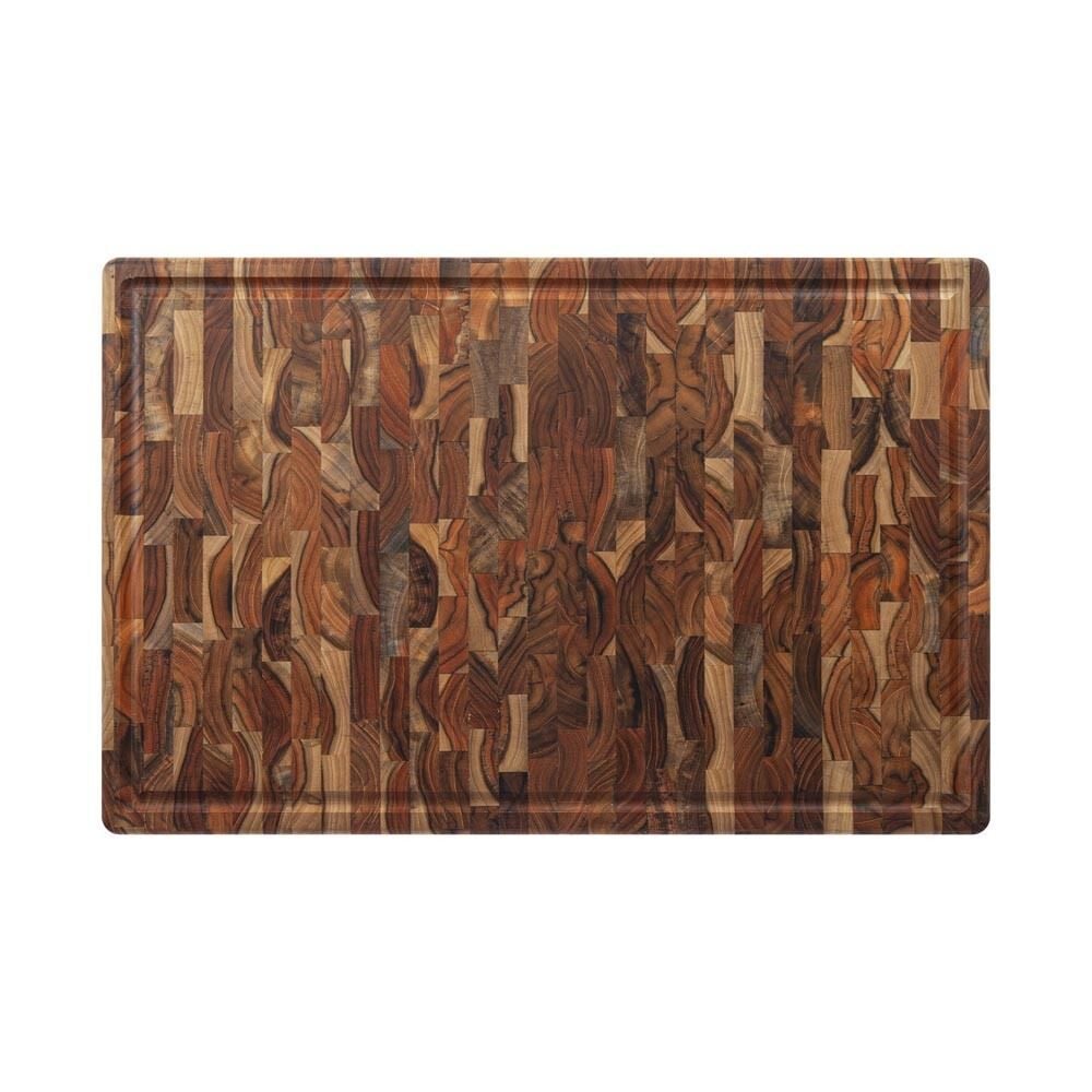 Tábua de Churrasco Stolf 58,5X38cm Madeira Teca Invertida