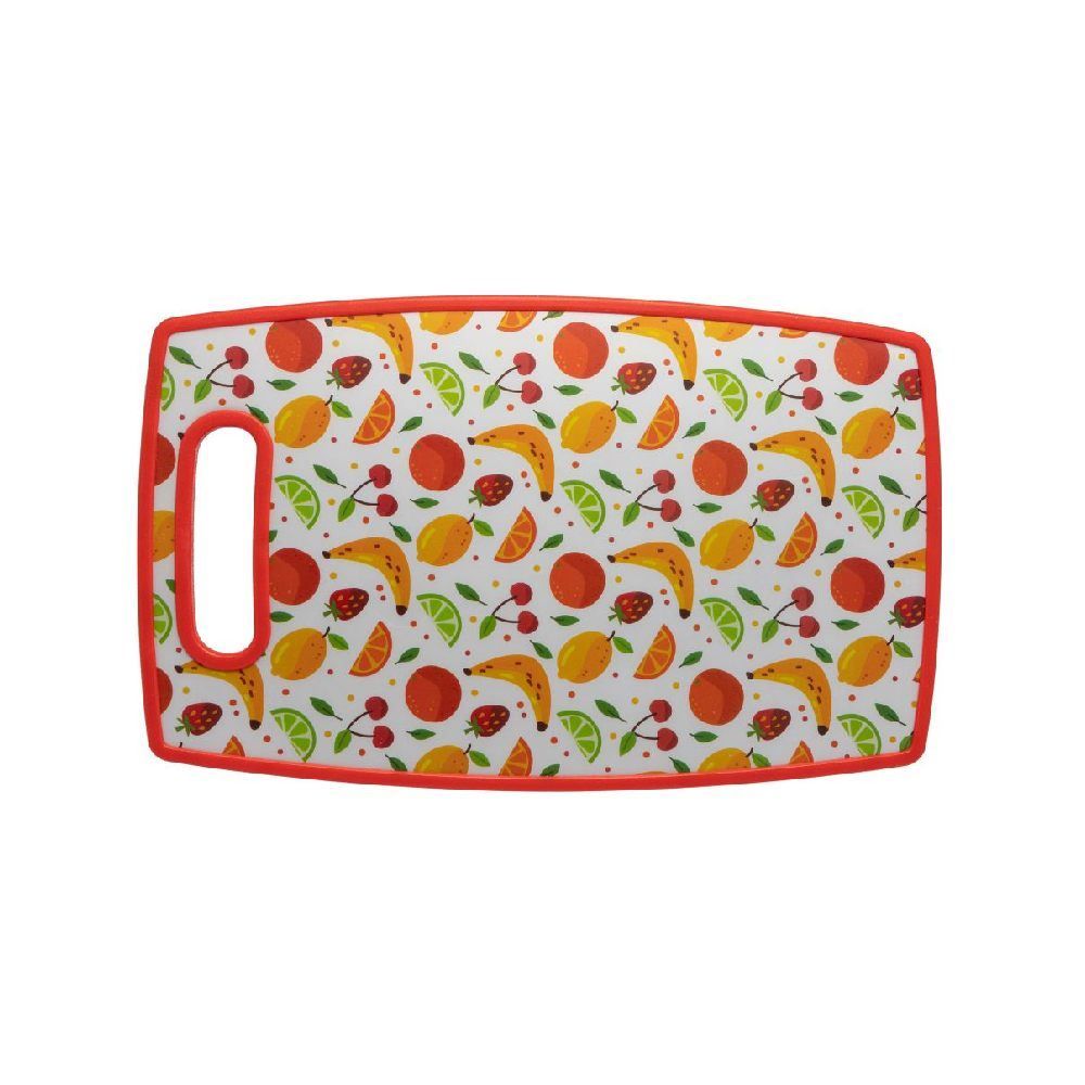 Tábua Para Corte De Plástico Lyor 30 Cm - Frutas Vermelha