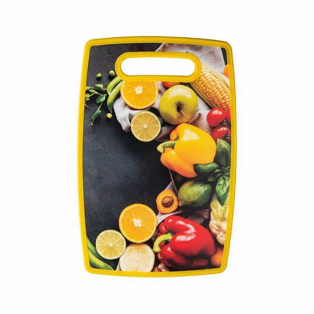 Tábua para Corte de Plástico Lyor 30 cm - Vegetais