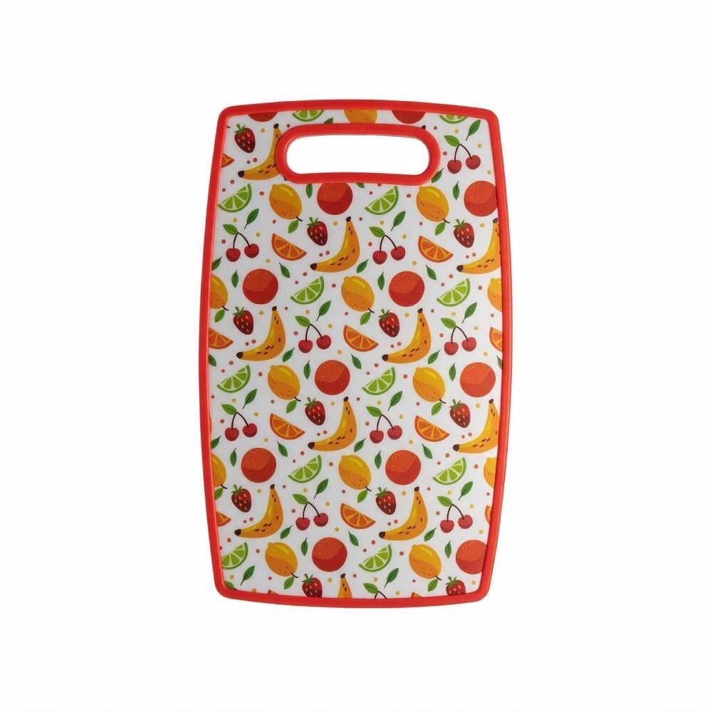 Tábua para Corte de Plástico Lyor 30 cm - Frutas Vermelha