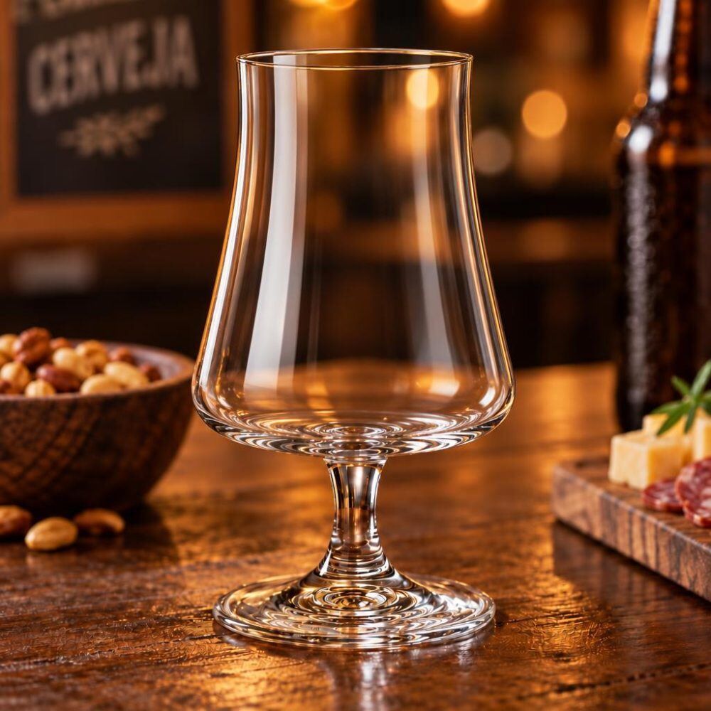Taça Cristal de Cerveja Bohemia 480Ml - Transparente