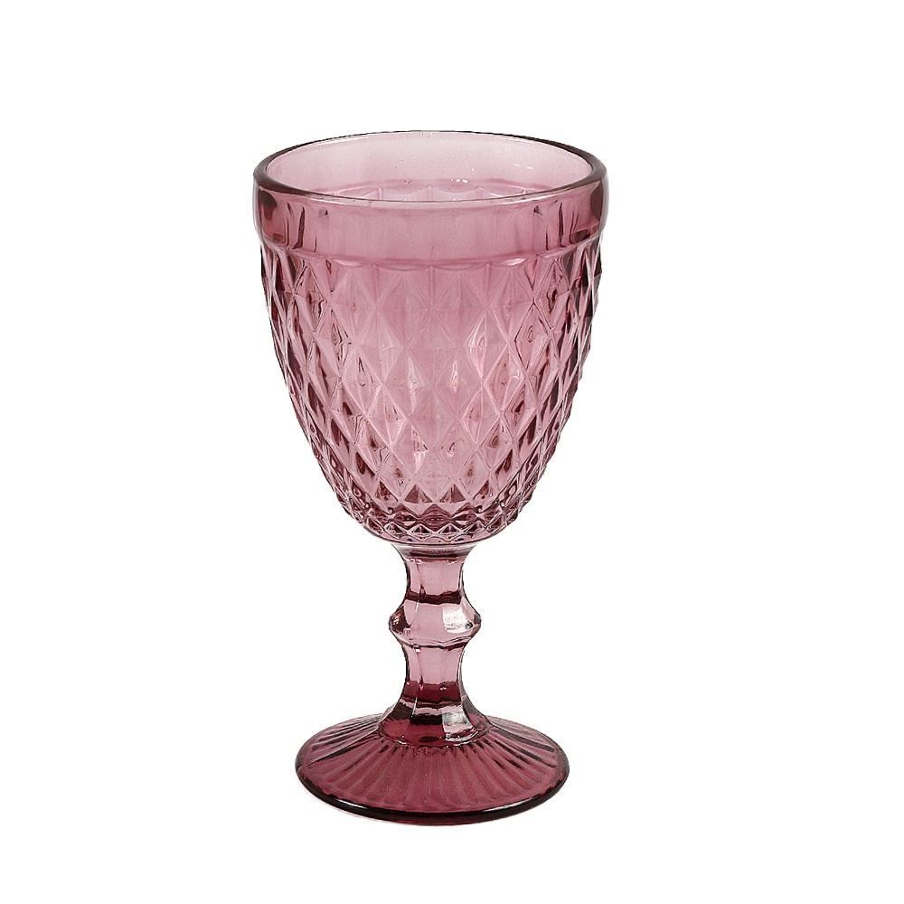 Taça de Água Bico de Jaca Havan Casa 320Ml - Rosa Diamante