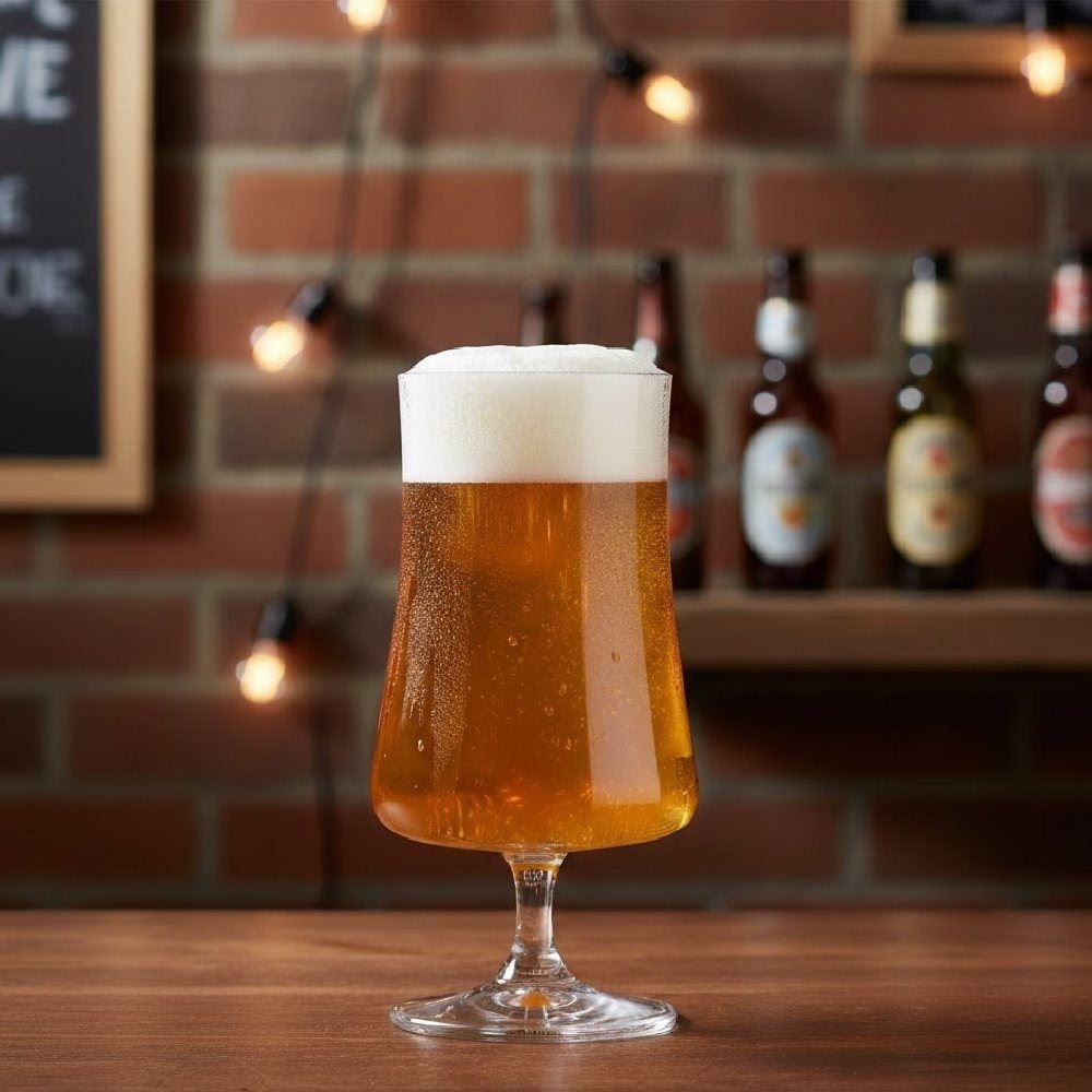 Taça Cristal de Cerveja Bohemia Elegance 480Ml - Havan Casa
