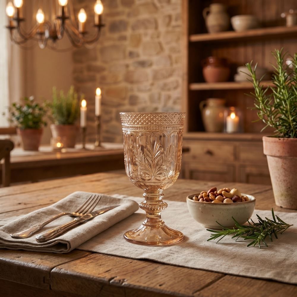 Taça de Água Florença 350Ml Havan Casa - Âmbar