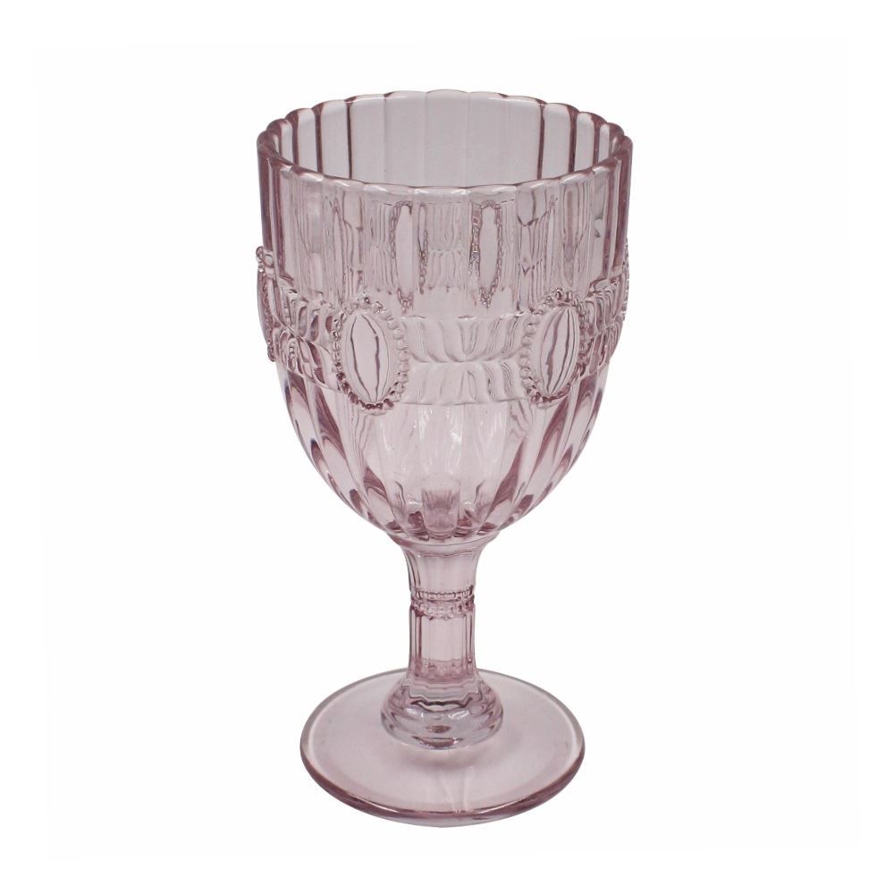 Taça de Vinho Safira Rosa 345 ml - Havan Casa