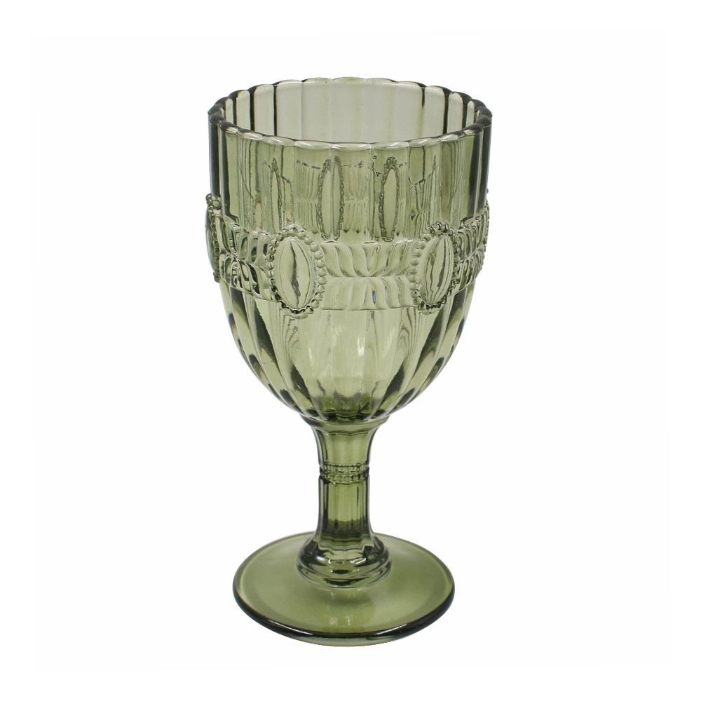 Taça de Vinho Safira Verde 345 ml - Havan Casa
