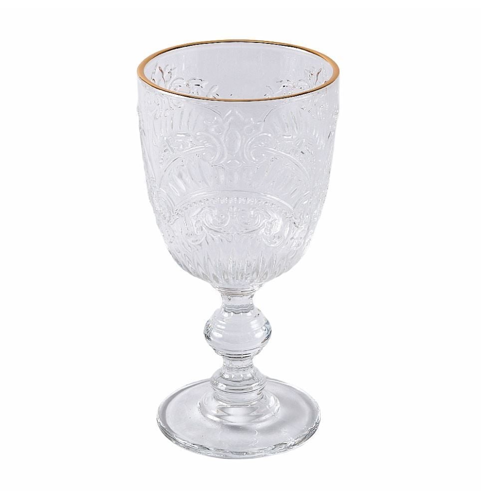 Taça de Água Viena Havan Casa Filete Dourado - 350Ml