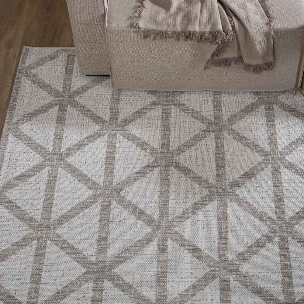 Tapete Quarto e Sala Amazonas Sisal 2,00X3,00M Havan Casa - Geométrico Bege