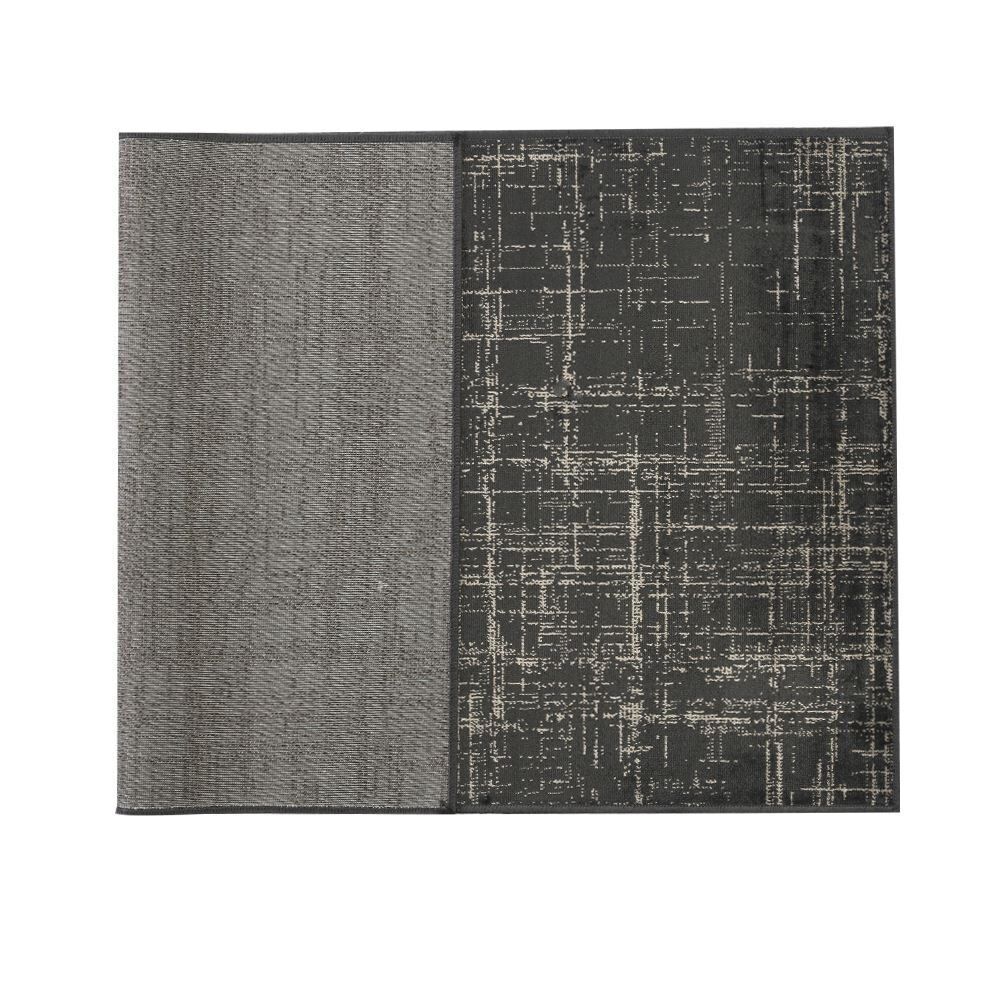 Tapete para Quarto e Sala 60Cm X 1,00M Belga Havan Casa - Linho Chumbo