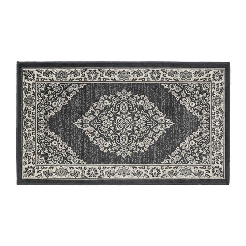 Tapete para Quarto e Sala 60Cm X 1,00M Belga Havan Casa - Moldura Chumbo