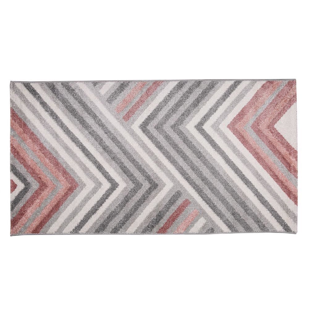 Tapete Boreal 80X150 Havan - Cinza Rose 