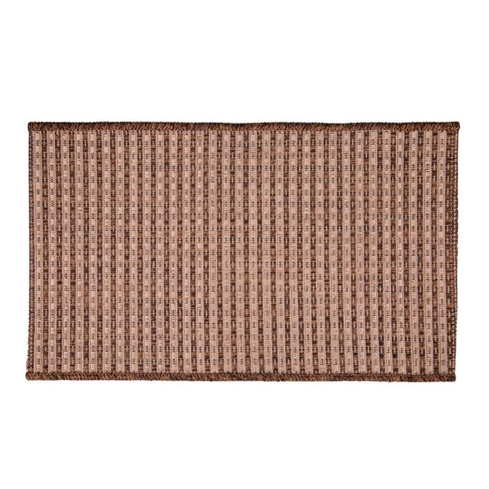 Tapete Cancun 1,33X1,900M Sisal Havan Casa - Trama Marrom