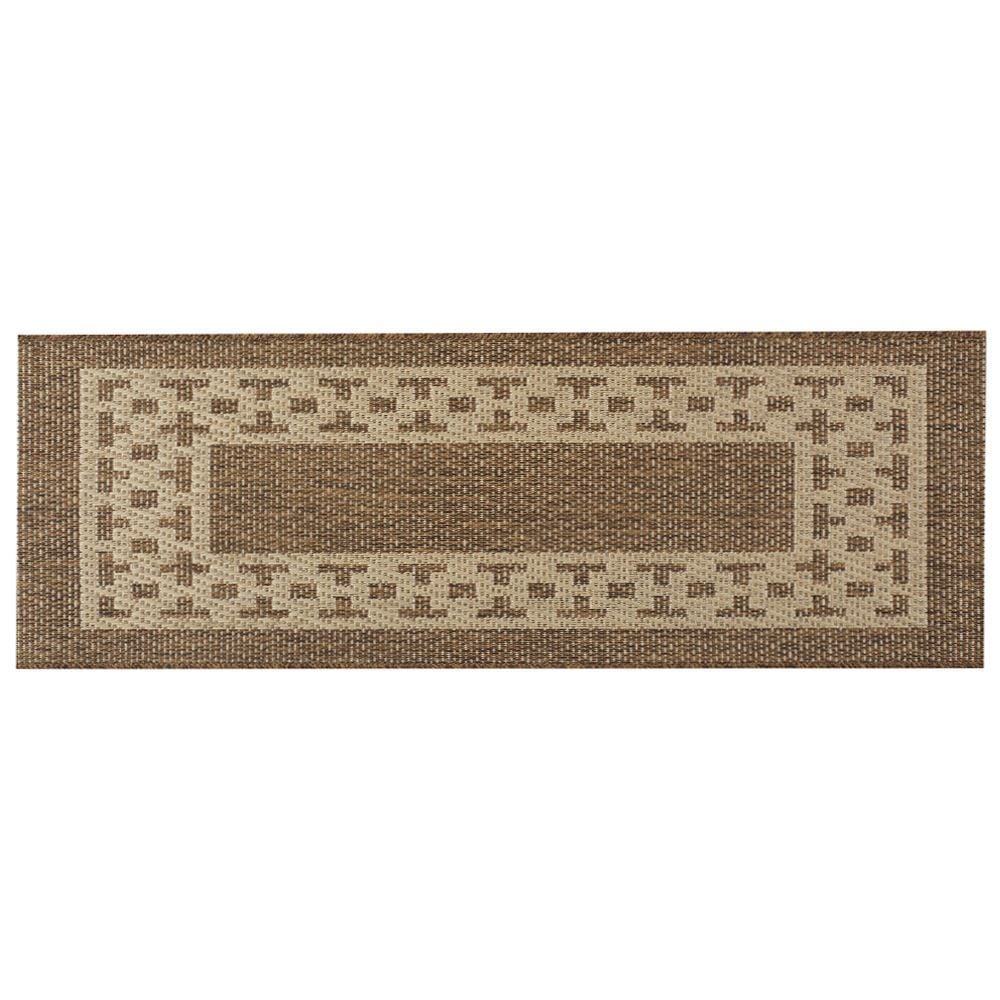 Tapete Cancun 50X1,20M Sisal Havan Casa - Grega Marrom