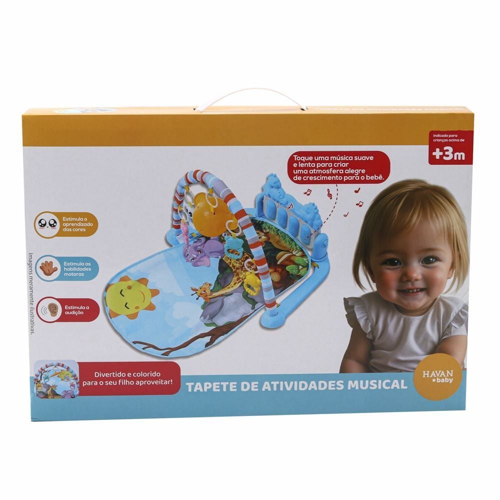 Tapete De Atividade Musical - Selva HBR0776