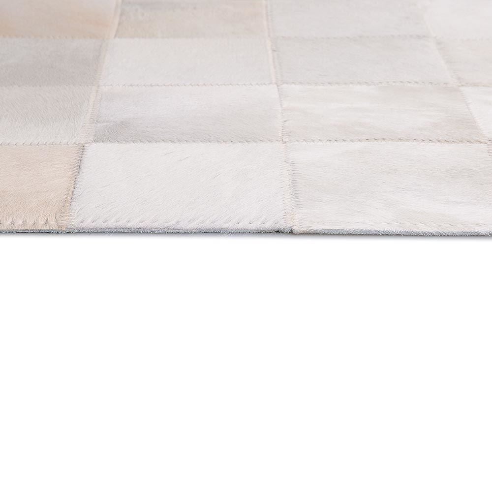 Tapete De Couro Texas 1,00X1,50M - Off White