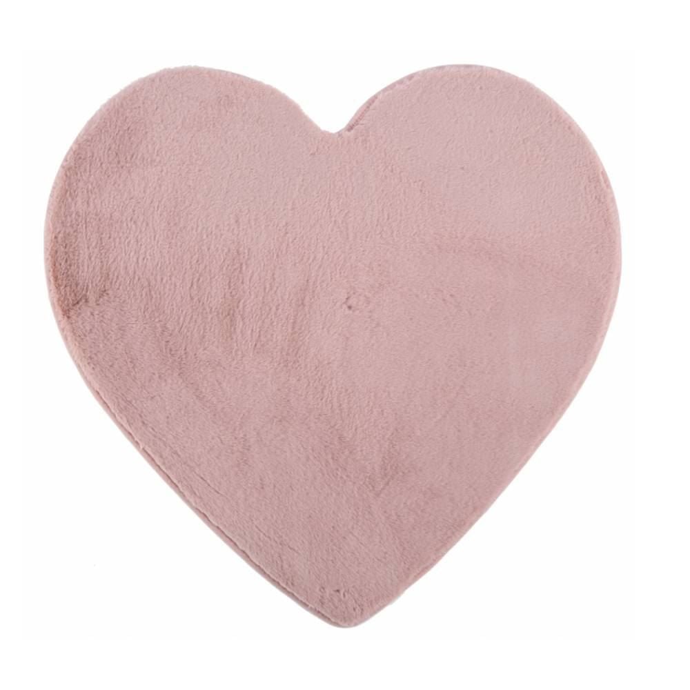 Tapete Infantil Teddy 86X86 Cm Havan Casa - Coração Rosa