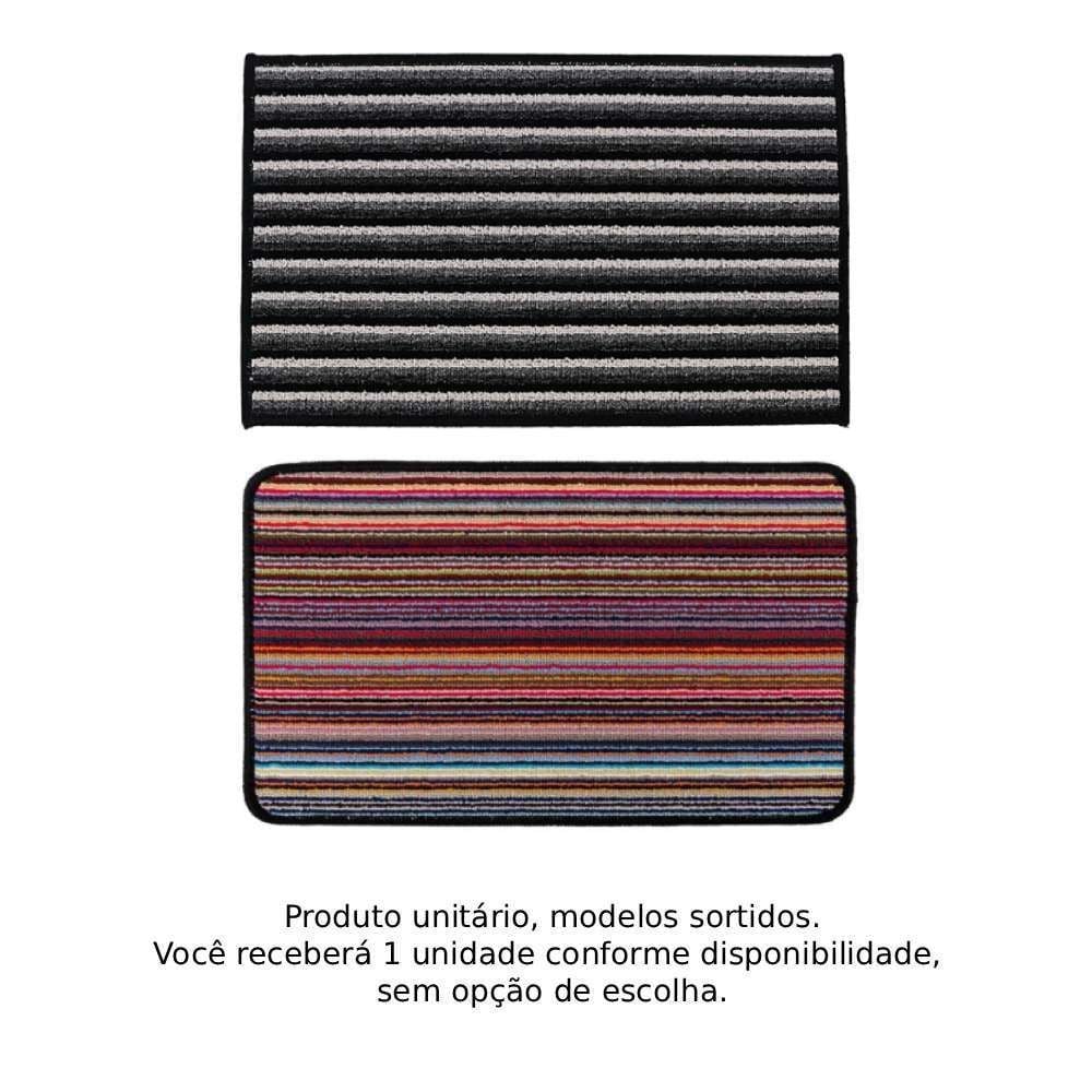 Tapete para Banheiro 38X58 cm Jamaica Havan Casa - Preto