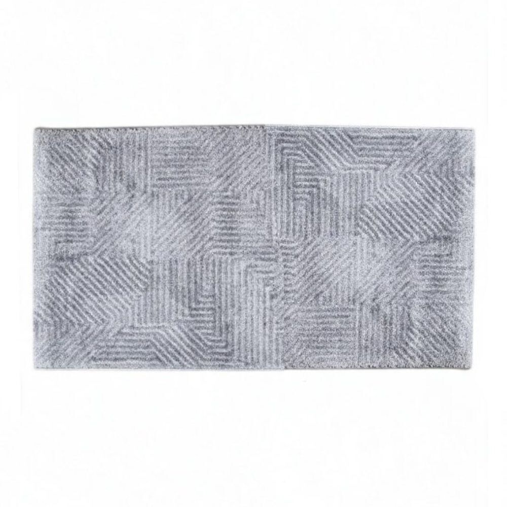 Tapete para Quarto e Sala 57Cm X 1,00M Lucca Havan Casa - Cinza Elegance 