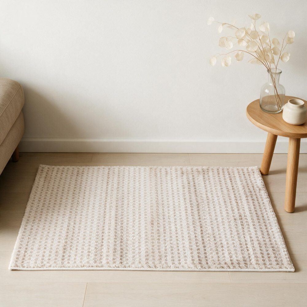 Tapete para Quarto e Sala 57Cm X 1,00M Lucca Havan Casa - Off Bege