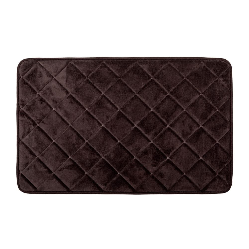 Tapete Majestic 50X80cm Havan - Antracite Quadriculado