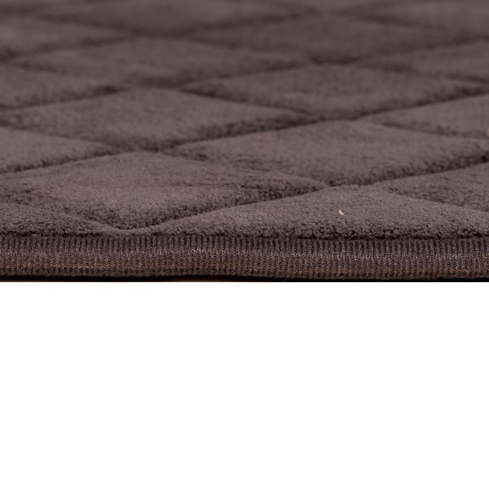 Tapete Majestic 50X80cm Havan - Antracite Quadriculado