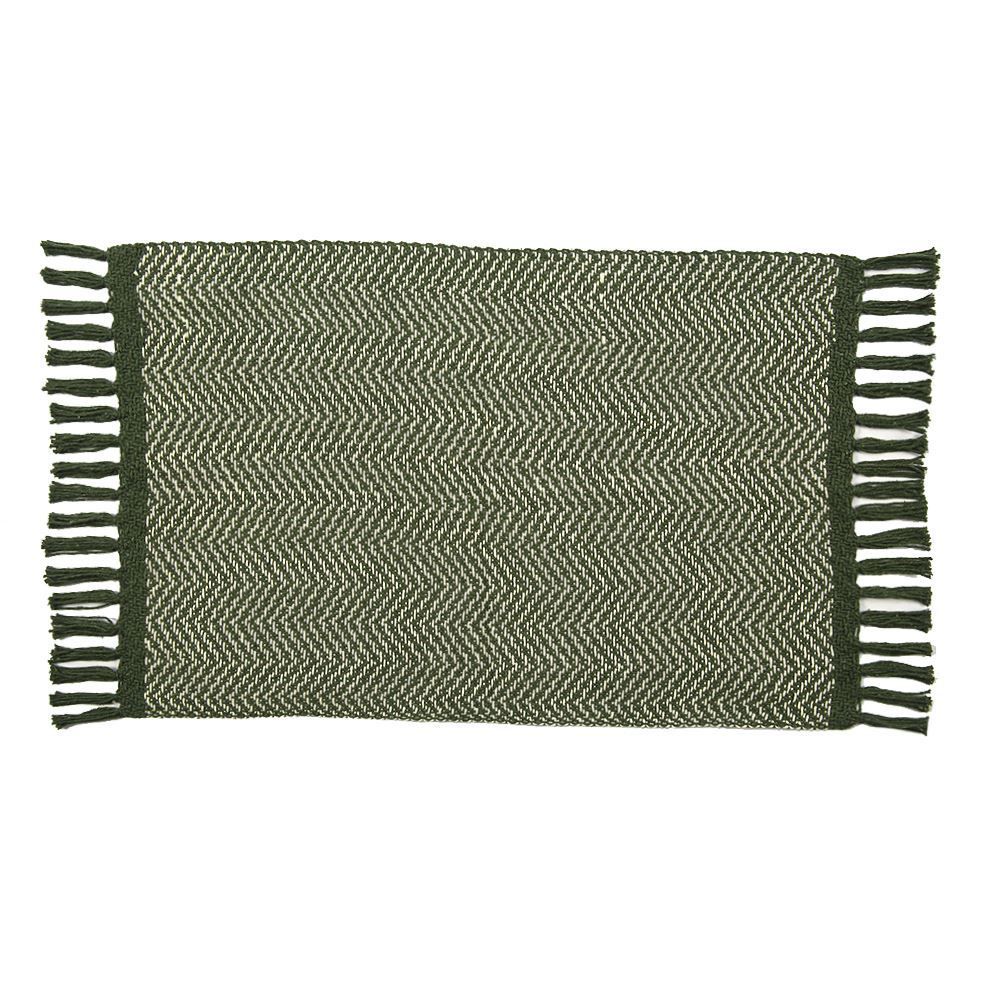 Tapete Naturale Para Quarto Ou Sala 40X60 Cm Havan Casa - Verde Oliva