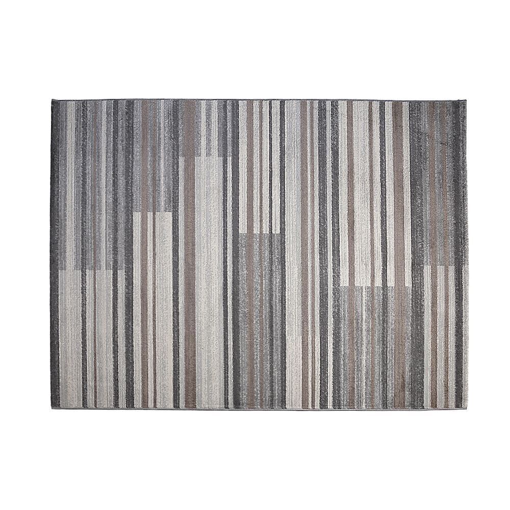 Tapete para Quarto e Sala 1,40X2,00M Nirvana Havan Casa - Cinza Com Bege