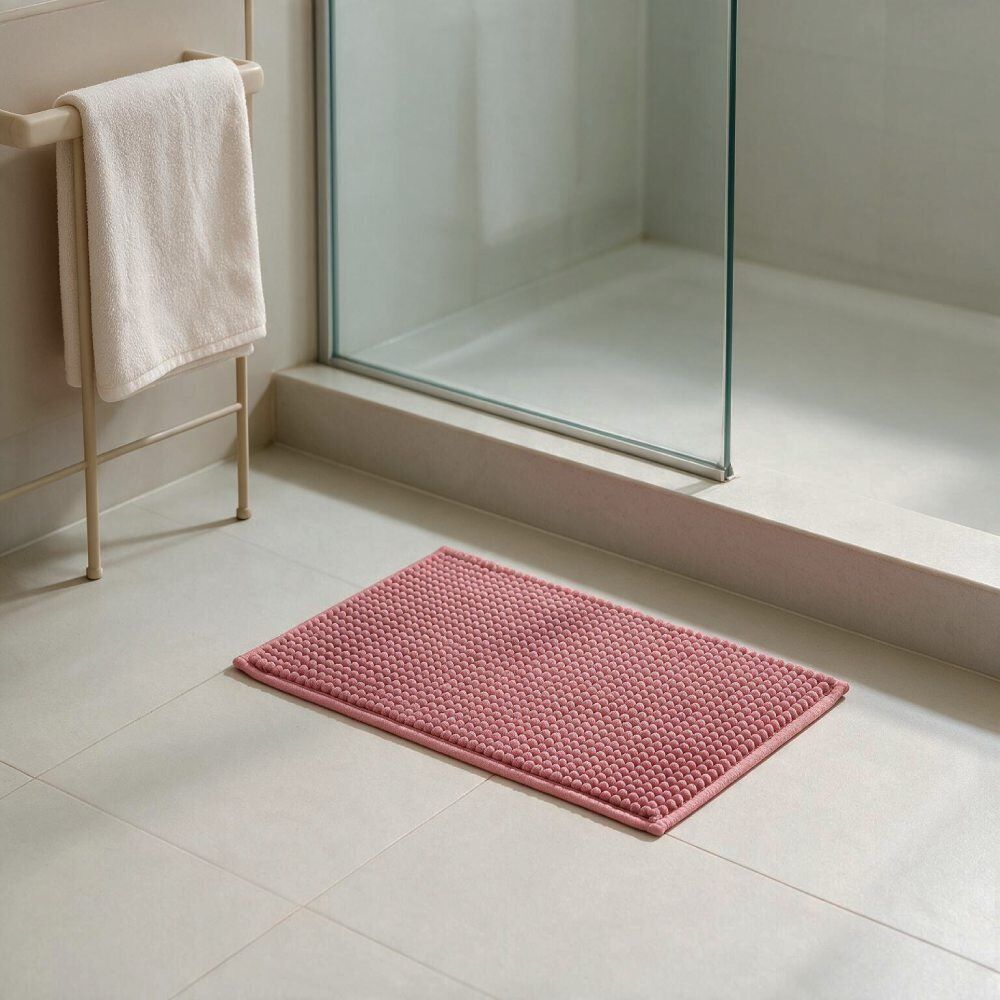 Tapete para Banheiro Madri 40X60cm Havan Casa - Rose
