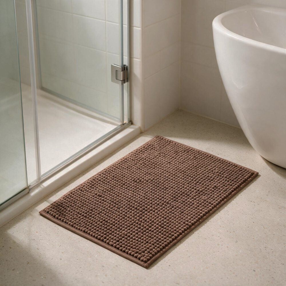 Tapete para Banheiro Madri 40X60cm Havan Casa - Taupe