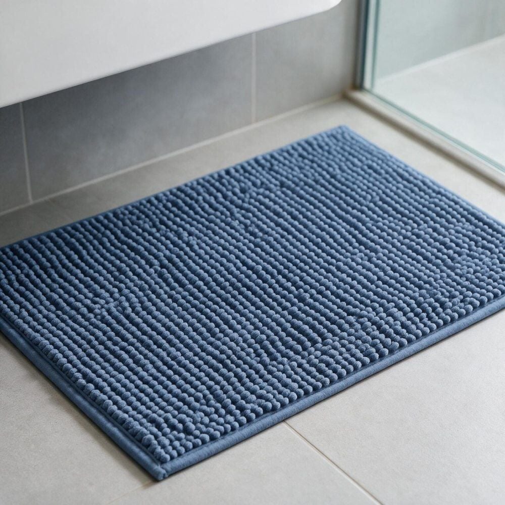 Tapete para Banheiro Madri 40X60cm Havan Casa - Azul Jeans